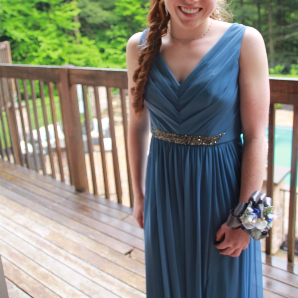 Blue Davids Bridal Prom Dress Size 6